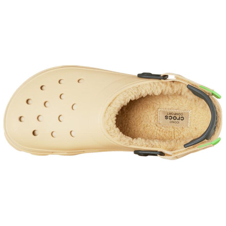 Crocs All Terrain Lined Clog EVA Comfortable Breathable Clogs Unisex clogs Light-Yellow 207936-0HY