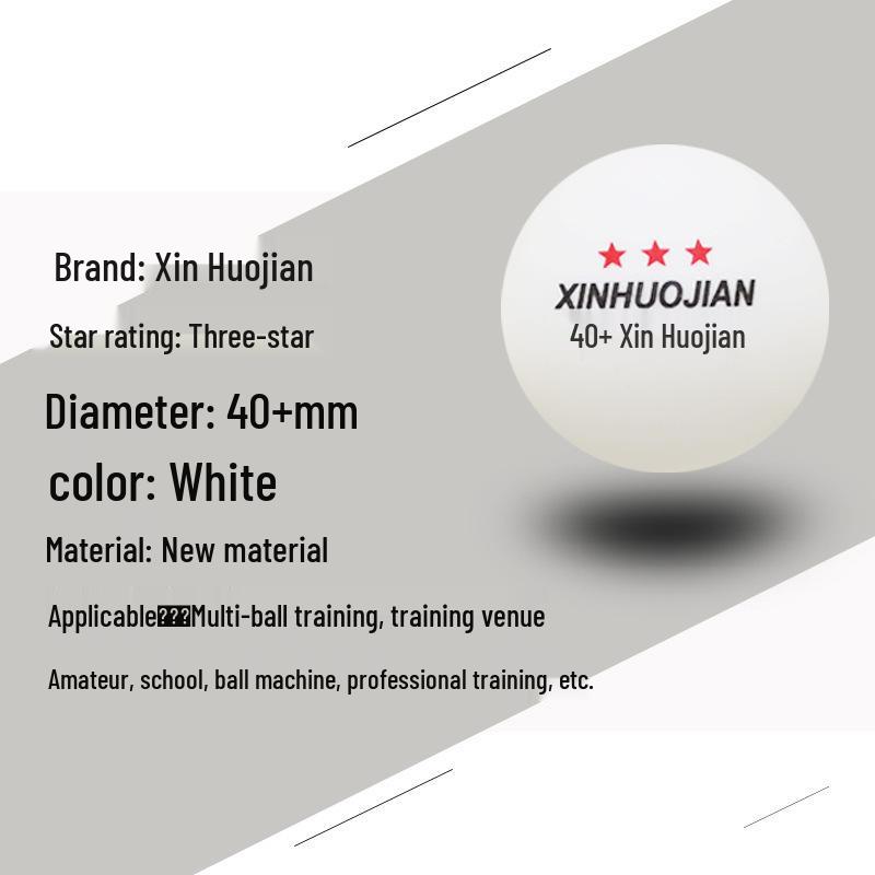Durable New Material Ping Pong Balls - Set of 3 for Training & Competition with Free Shipping