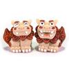 Kubakasaya Guardian Lion Lucky Charm for Entrance, Pair, Okinawa, Ryukyu, Okinawan Souvenir, Mail Order, Kafuu Shisa