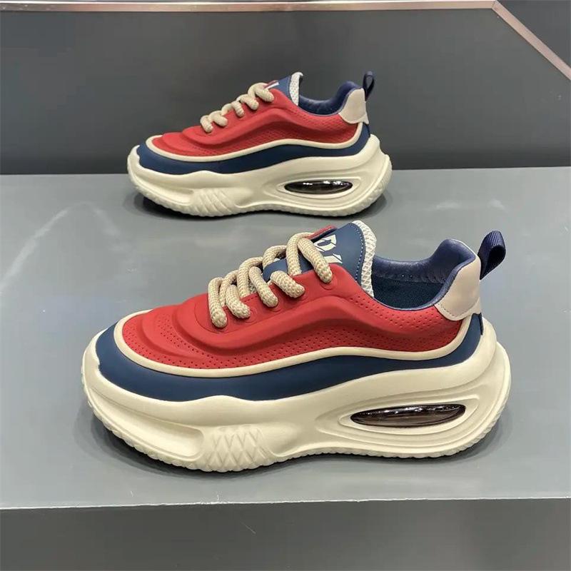 Fashion 2025 New Men's Vulcanized Shoes Zapatillas Hombre Casual Sneakers Outdoor Men Air Cushion Running Shoes Outdoor Walking Footwear