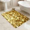 Golden Coins Living Room Nonslip Area Rug Soft Carpet For Bedroom Game Playroom Sofa Office Home Decor Doormat Christmas Gift C926135