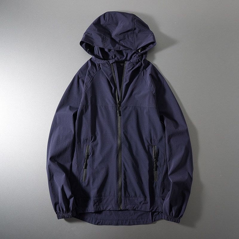 Fashion Brand Outdoor Spring and Autumn Waterproof Cut Label Men's Shell Jacket