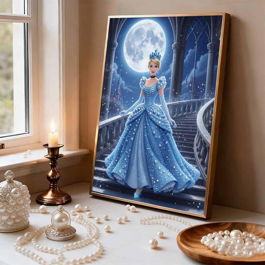 Disney 5D Pearl Painting Set DIY Snow Queen Elsa Painting Creative Hobby Home Decoration Children S Gift Knitted Decoration Wall Decorative Item