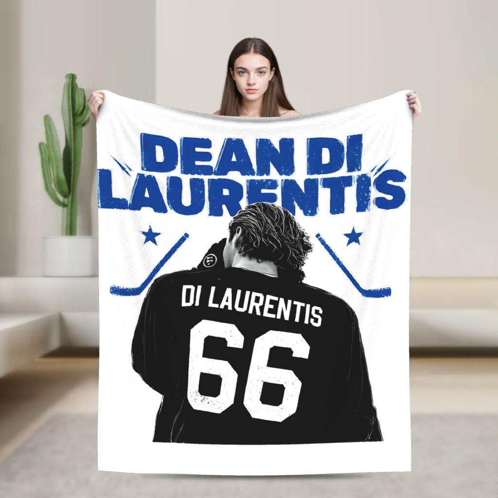Dean Di Laurentis Off-Campus Throw Blanket Soft Cozy Graphic Blanket For Outdoor Picnic Flannel Bedspread Bed Cover