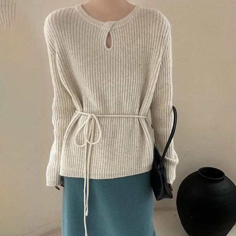 Oberteile für Damen Langarmshirts Winter Oversize Fleece Verdickt Lässig Baumwolle Gestrickt Locker Bluse Pullover Oberteile