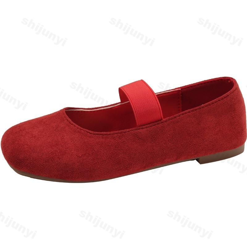 Fashion Lightweight Breathable Retro Ballet Style Flat Sole Shallow Mouth Single Shoes Women's 2025 New Spring Versatile Mary Jane Shoes