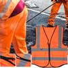 High Visibility Safety Sport Breathable Vest with Mesh Night Security Reflective Waistcoat OrangeOrange