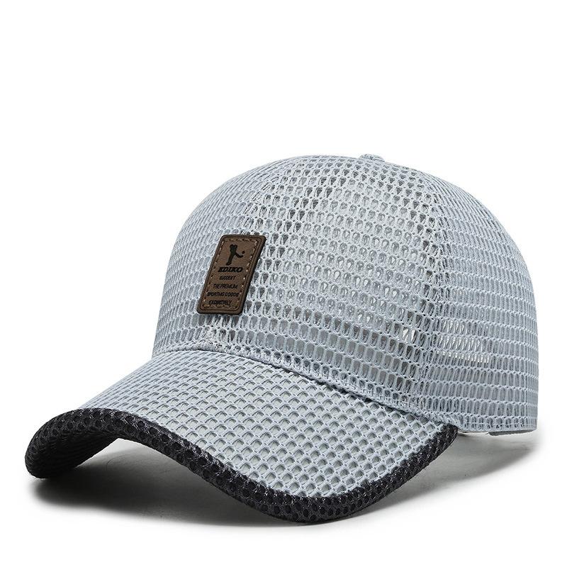 Full Mesh Baseball Cap,Quick Dry Baseball Cap Summer Mesh Sports Run Cap Adjustable