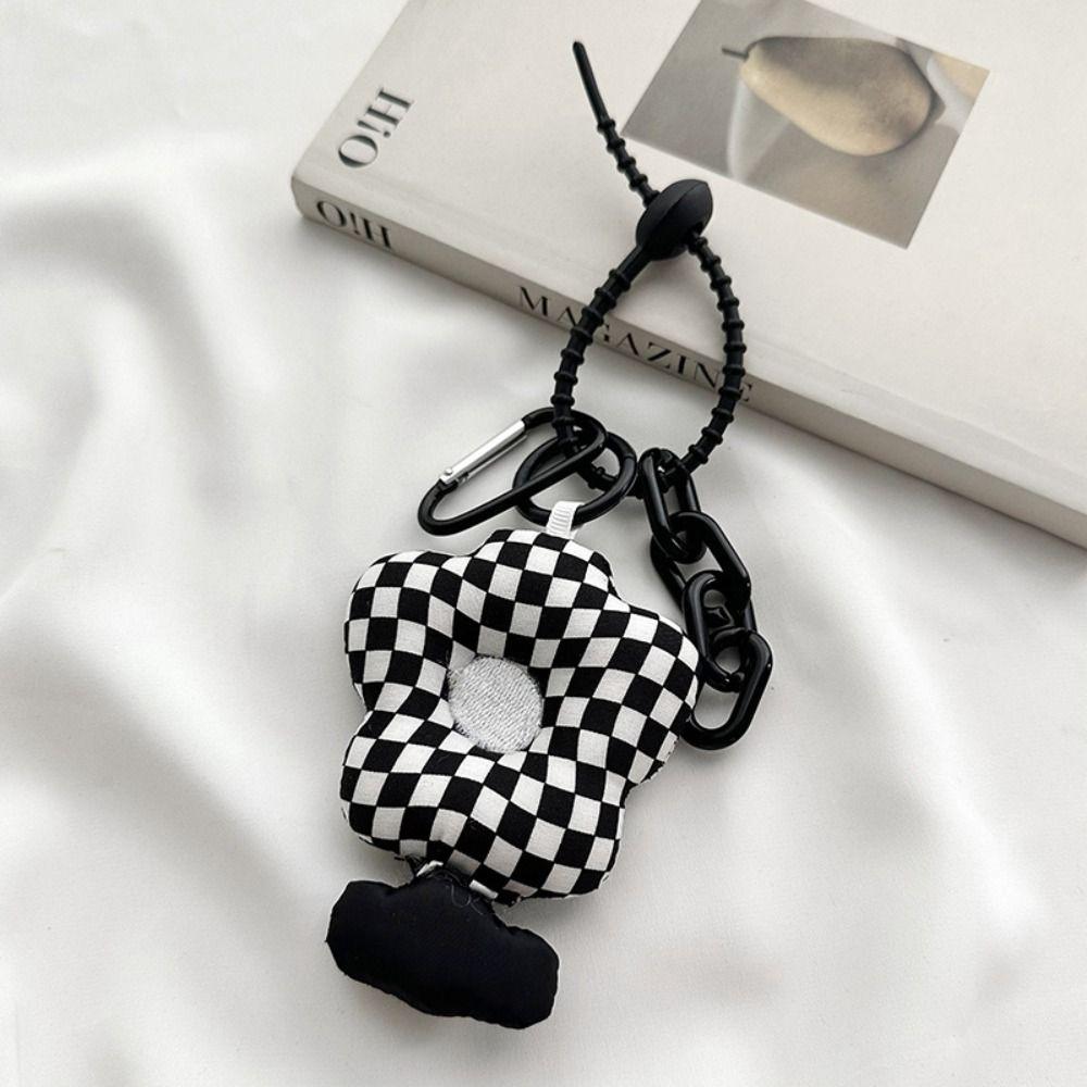 Key Chain Stuffed Sunflower Pendant Jewelry Fabric Flower Bag Pendant  Key Accessories