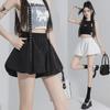 Women's 2024 Autumn Wide-Leg Elastic Waist Pumpkin Bloomers Shorts