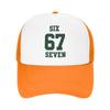 Custom Six Seven  Baseball Cap Unisex Women Breathable  Dad Hat Outdoor