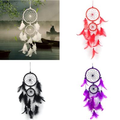 Nuovo 1 Pezzo 6 Colori Acchiappasogni Campanelle a Vento Artigianato da Appendere in Casa Regalo Ornamento Acchiappasogni da Appendere in Auto Decorazione per Camera da Letto