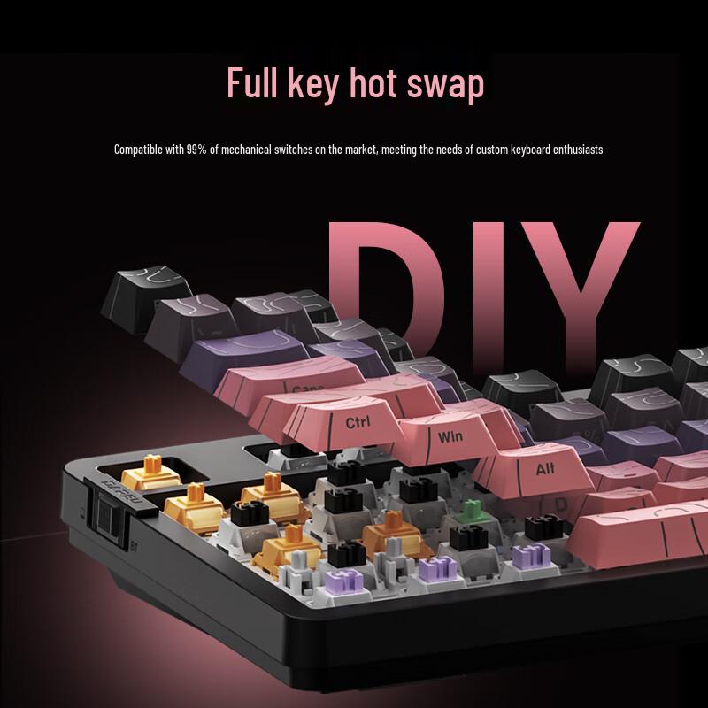 Dareu EK87 Pro Tri-Mode Gasket Mechanische Gaming-Tastatur