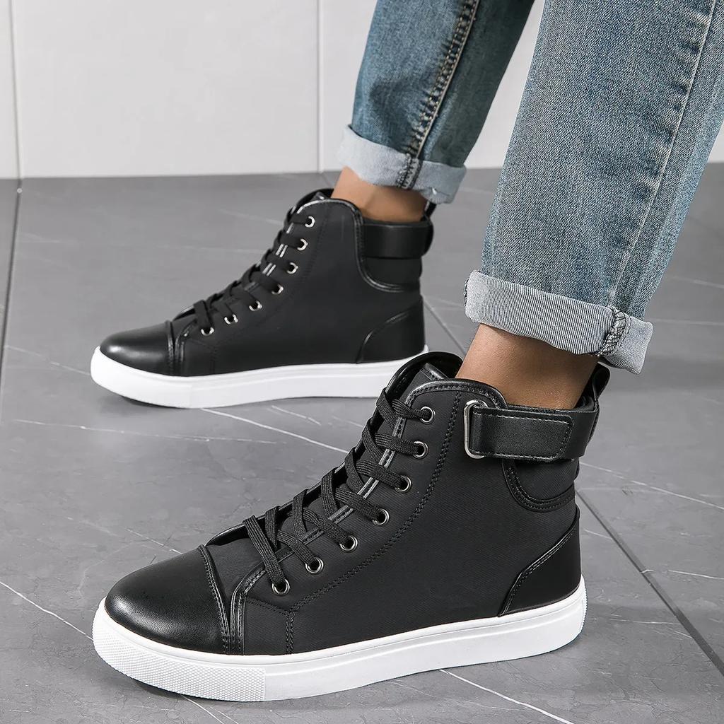 New Arrival Men's High Top Casual Shoes Summer High Top Sneakers High Quality Retro Fashion Men Boots Work Boots for Men
