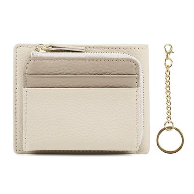 Echtes Leder Bifold Geldbörse mit Schlüssel Groß Klein Münz-Karten-Skimming-Schutz x [imeetu] Damen Ring, Kapazität, Geldbörse, Portemonnaie, Etui, Mehrfach-Aufbewahrung,