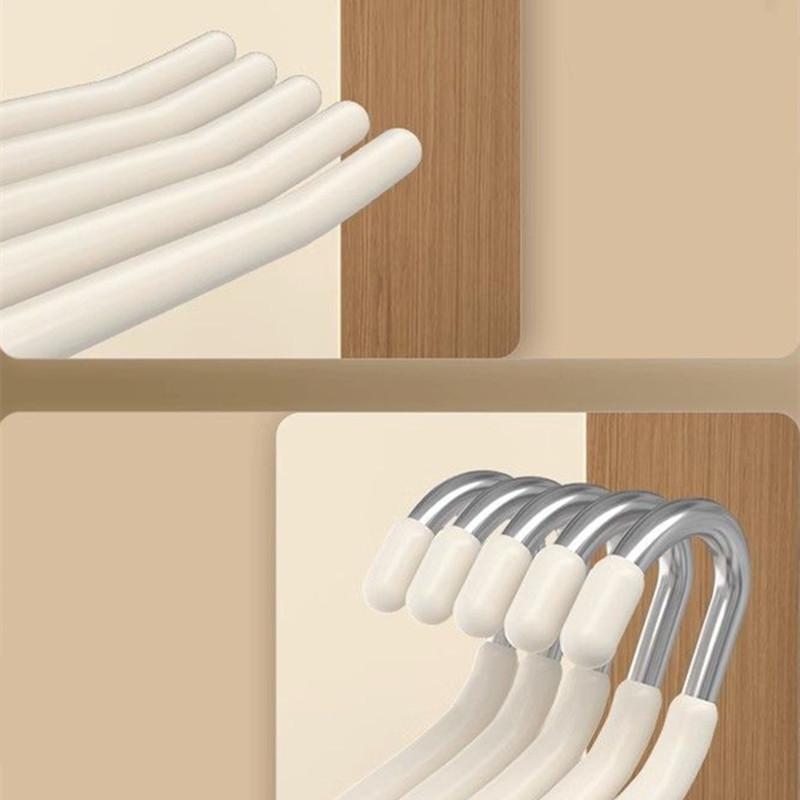 5/10PCS Stainless Steel Pants Hanger Non-slip Pants Rack Household Non-trace Hanging Pants Clip Special Hanger Storage Device