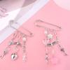 Bag Charm Sweet Brooch Clip Y2k Gothic Beaded Brooch Aesthetic Beaded Bag Pins  Bag Accessories