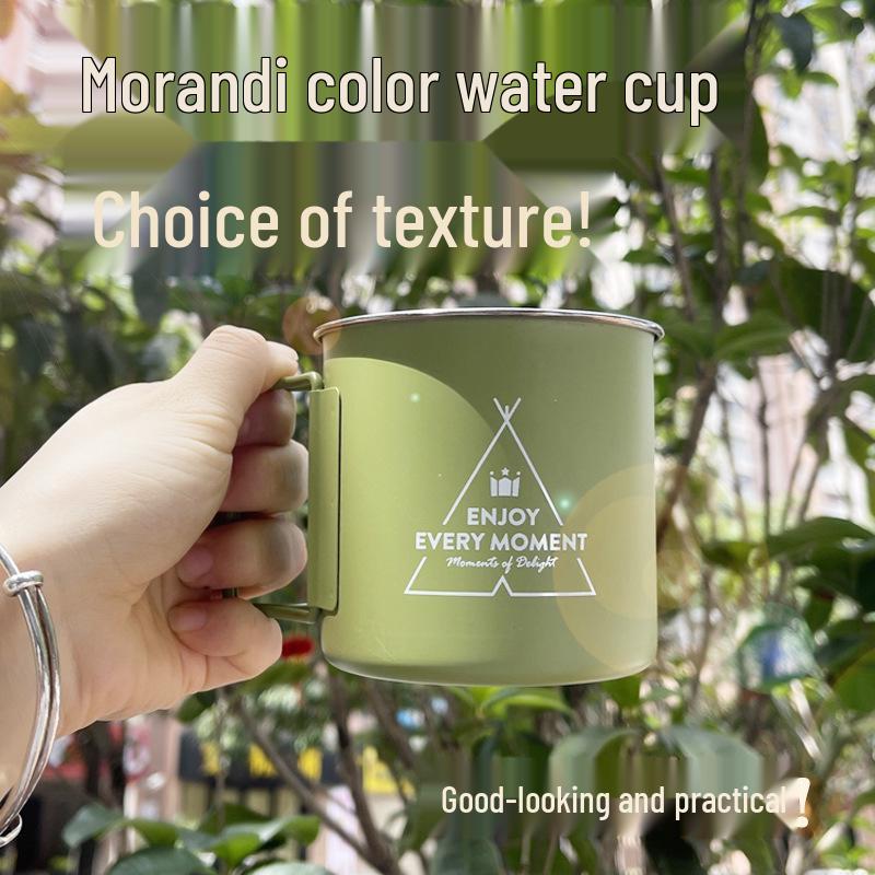 Portable Multi-color 304 Stainless Steel Folding Cup - Coffee, Beer, BBQ & Water