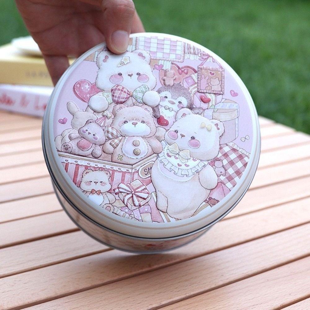 Cartoon-Muster Süßigkeiten-Aufbewahrungsbox 3D-Relief Geschenkverpackungsbox Backverpackung