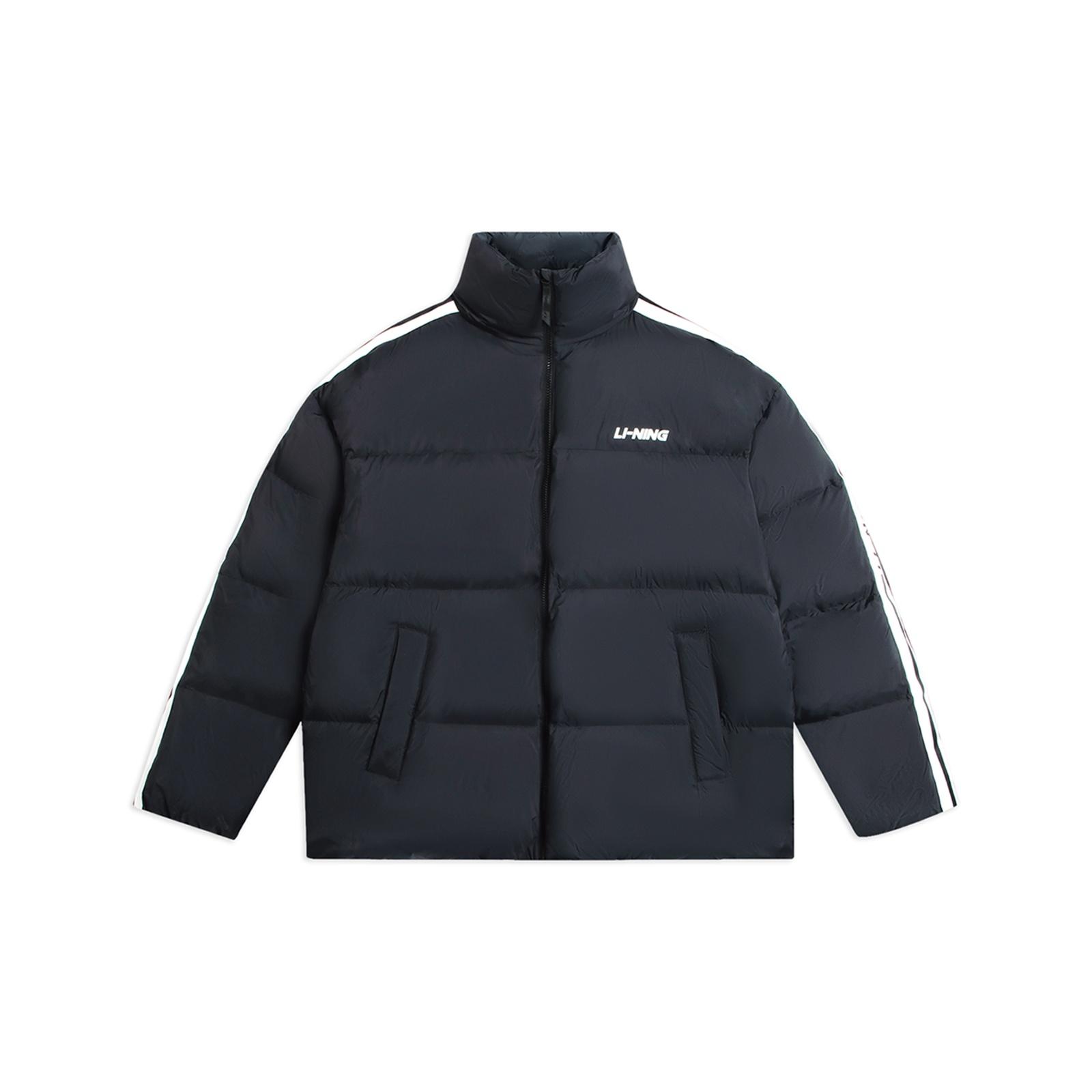 Li-Ning Graphic Short Down Jacket Black Men s AYMS337-1 XXL