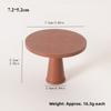 Multistyles Wood Coffee Dining Table Chairs Modern Simple Simulation End Table  for OB11 Doll
