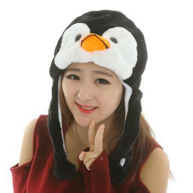 Fashion Casual Cute Cartoon Animal Headdress Plush Hat For Women