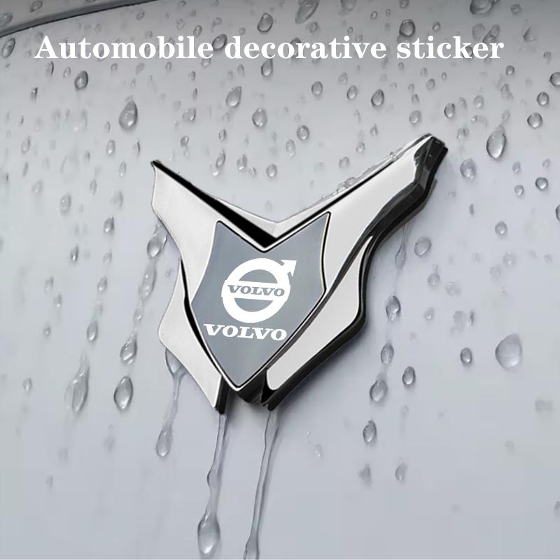 3D Badge Sticker Car Fender logo Rear Trunk Sticker for Volvo XC60 S90 XC90 S60 XC40 V60 V90 S40 Volvo EX30 C40 C70 Accessories