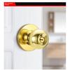 Stainless Steel round Ball Door Knobs Passage Entrance Lock Handle for Bedrooms Living Rooms Hardware Accessories