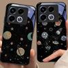 Astronaut Planet For Infinix Note 40 4G 30i 12 G96 Smart 8 Hot 9 Play 10 11S 12 20i 50 Pro Plus 5G Tempered Glass Phone Case