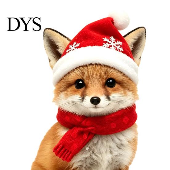 Seasonal Glass Window Art Christmas Animal Static Clings, Cute Cat/Puppy/Racoon Stickers, PVC Easy Apply Wall Decals Waterproof Sticker for Home Store