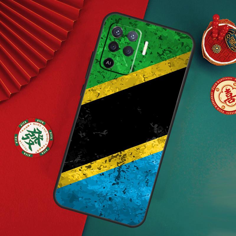 Tanzania National Flag Case For Oppo A78 A98 A58 A38 A18 A54 A74 A94 A80 A60 A40 A96 A76 A16 A15 A17 A57 A5 A6 Pro