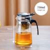 Teapot With Infuser Thickened Glass Heated Resistant Tea Pot One-button Filtering Tea Separation Kettle Tea