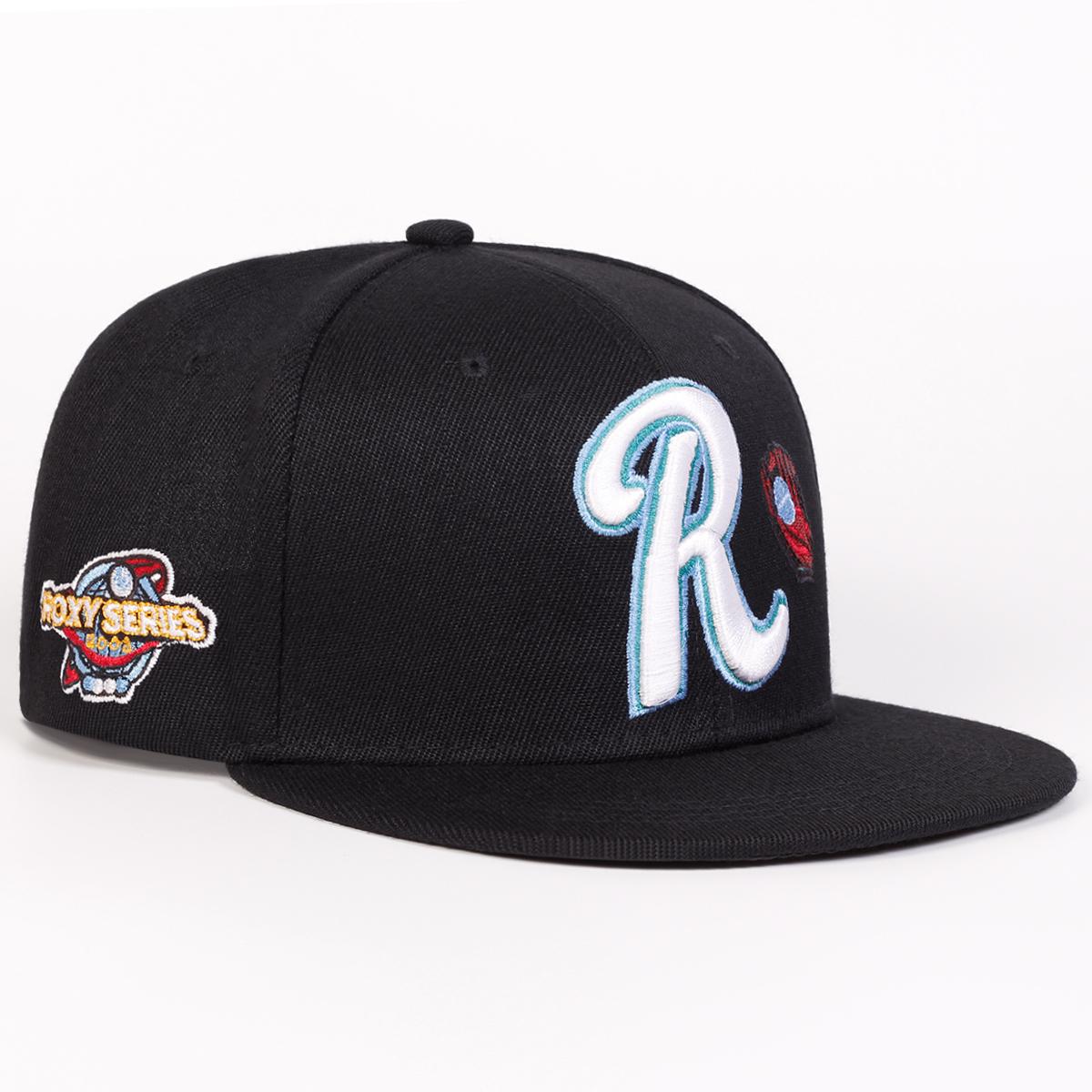 

Унисекс Вышивка буквы R Хип-хоп шляпы Весна Осень Улица Регулируемые Повседневные Бейсболки Солнцезащитная шляпа чёрный