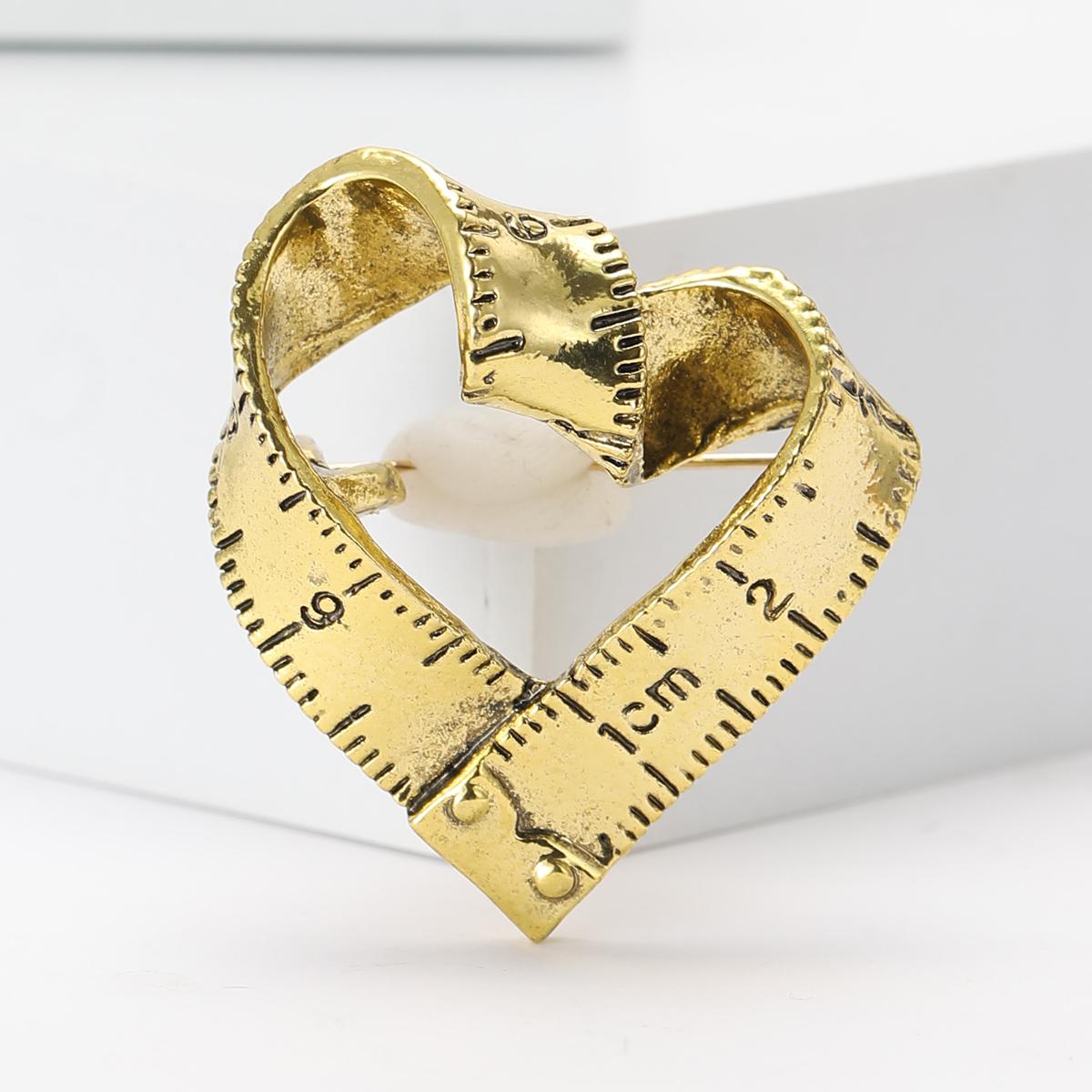 Rhinestone Book Brooches for Women Enamel Book Pin Triangle Ruler Lapel Pins Banquet Party Backpack Gifts Jewelry Accessories