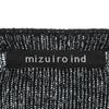 Mizuiro Ind Long Sleeve Knit Mini Dress Black Women Used