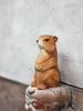 Cute Marmot Handmade Wood Carving Ornaments Solid Wood Animal Desk Ornaments Gift Things For Room Decoration Kawaii Figurine