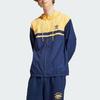 adidas Originals Classics Windbreaker Hooded Jacket Navy Yellow IU0202