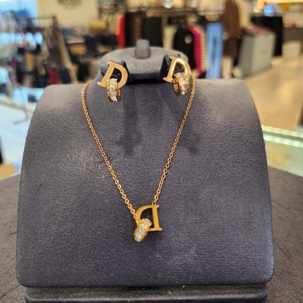 Atria Surgical Steel D-Ring N Necklace EWSSNSC0017PKF