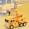 Engineering Vehicle Toy Flexible Joints Simulation Inertial Pull Back Sliding Dump Truck Bulldozer Excavator Model Gifts for Boys