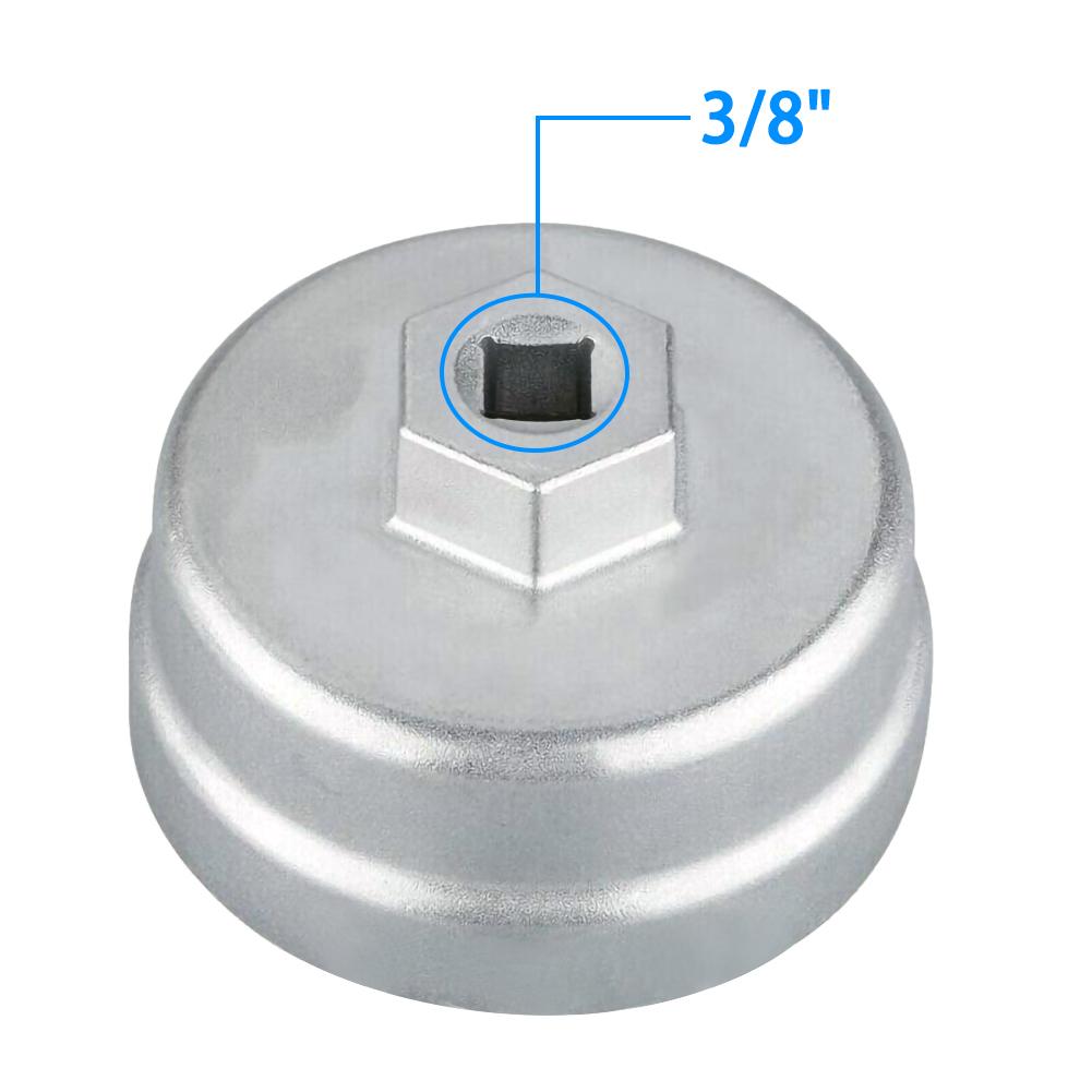 Professional Aluminum Car Oil Filter Wrench Hattype Wrench for Toyota Prius Corolla Rav4 Matrix Lexus Camry Tundra Sienna Avalon
