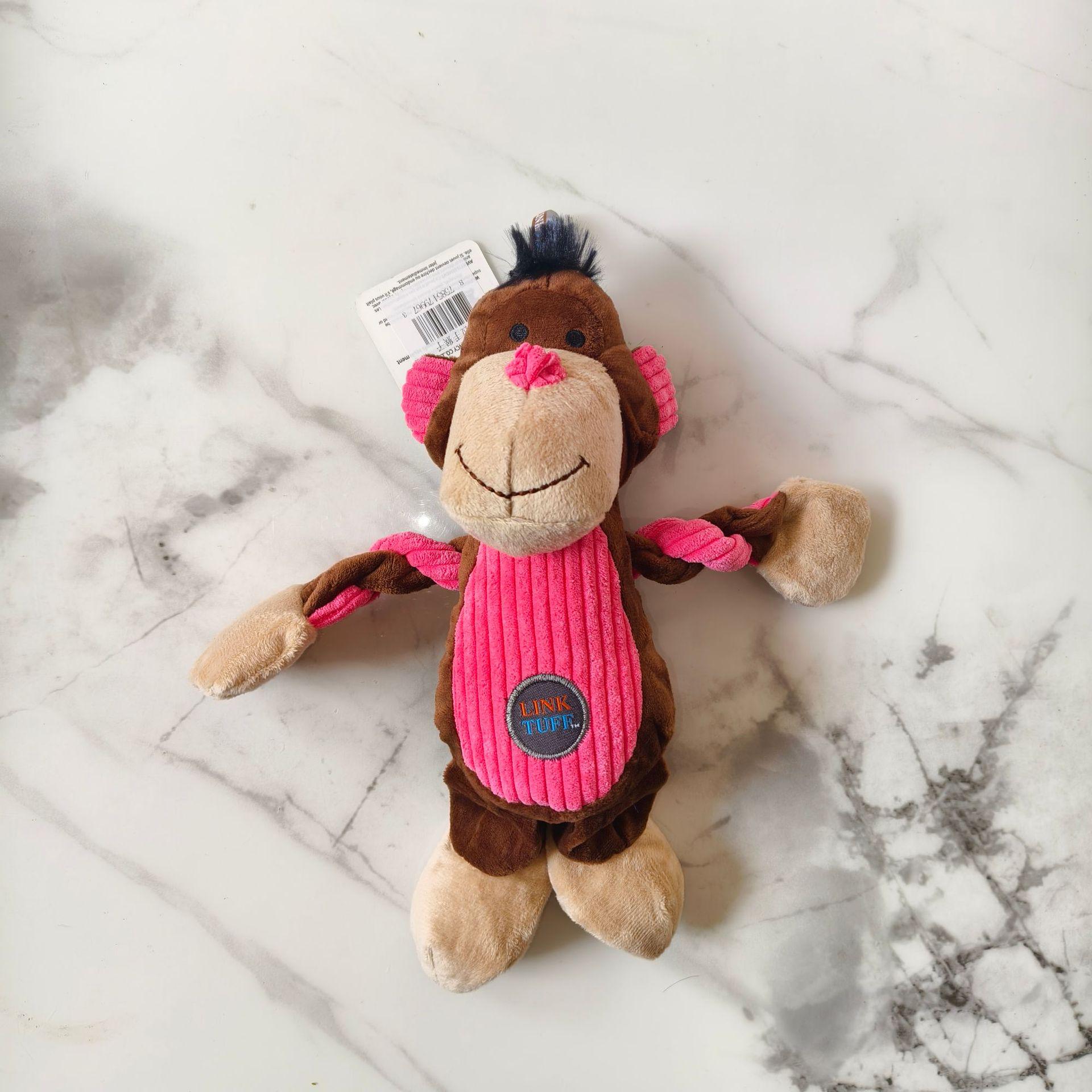 

Animal Friends: Durable Teething Sound Toys for Dogs - Teddy & Golden Retriever Edition 32x30 cm