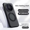 360 Degree Rotating Bracket Magnetic Phone Case for Huawei Mate 80 Pro Max Mate80 Metal Button Skin Matte Contrasting Hard Shell