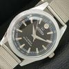 HAND-WINDING VINTAGE SWISS MENS REFURBISHED BLACK COLOR DIAL WATCH A707175-1