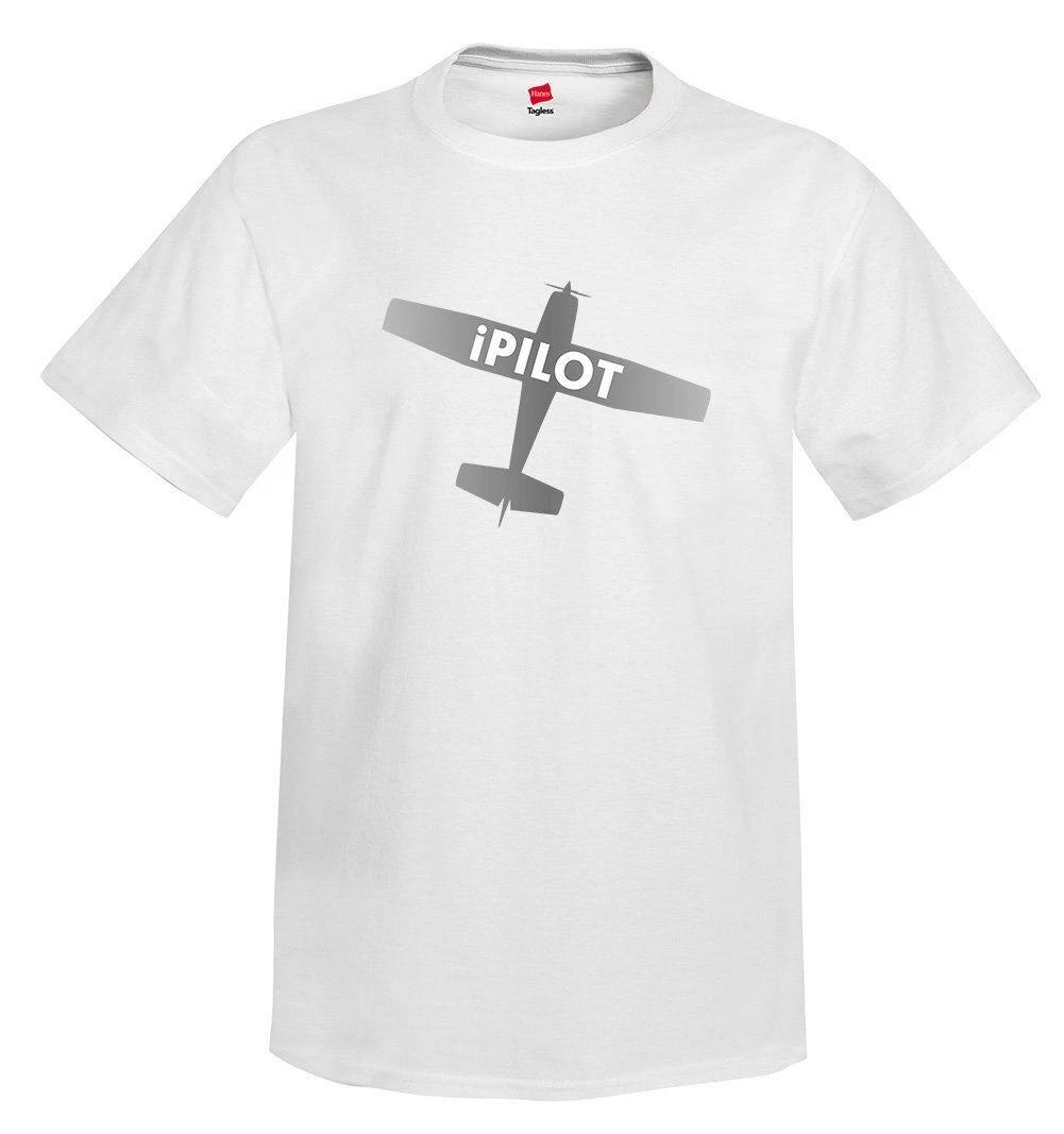 Футболка с изображением самолета iPilot 2XL