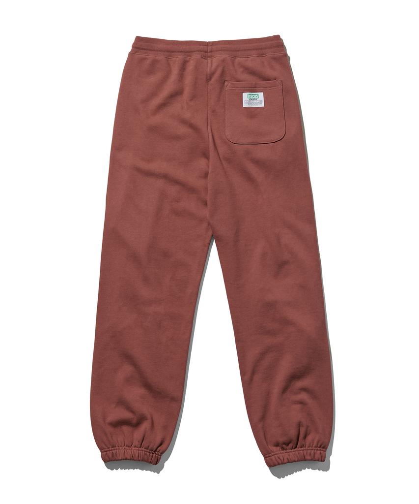 DISCUS ATHLETIC Heavyweight Letter Logo Sweatpants Brick Red