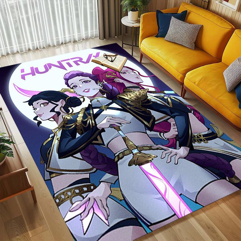 Huntress Trio Living Room Non-Slip Area Rug Soft Carpet for Bedroom Game Playroom Sofa Office Home Decor Doormat Christmas Gift C9211289