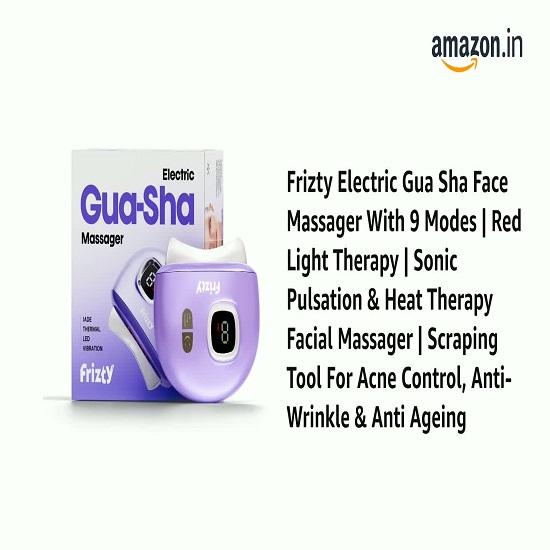 Electric Gua Sha Face Massager With 9 Modes  Red Light Therapy  Sonic Pulsation Heat Therapy Facial Massager