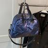 Borsa a tracolla gonfia da donna, grande capacità, borsa imbottita solida, versatile, casual, tracolla regolabile, borsa per la spesa invernale