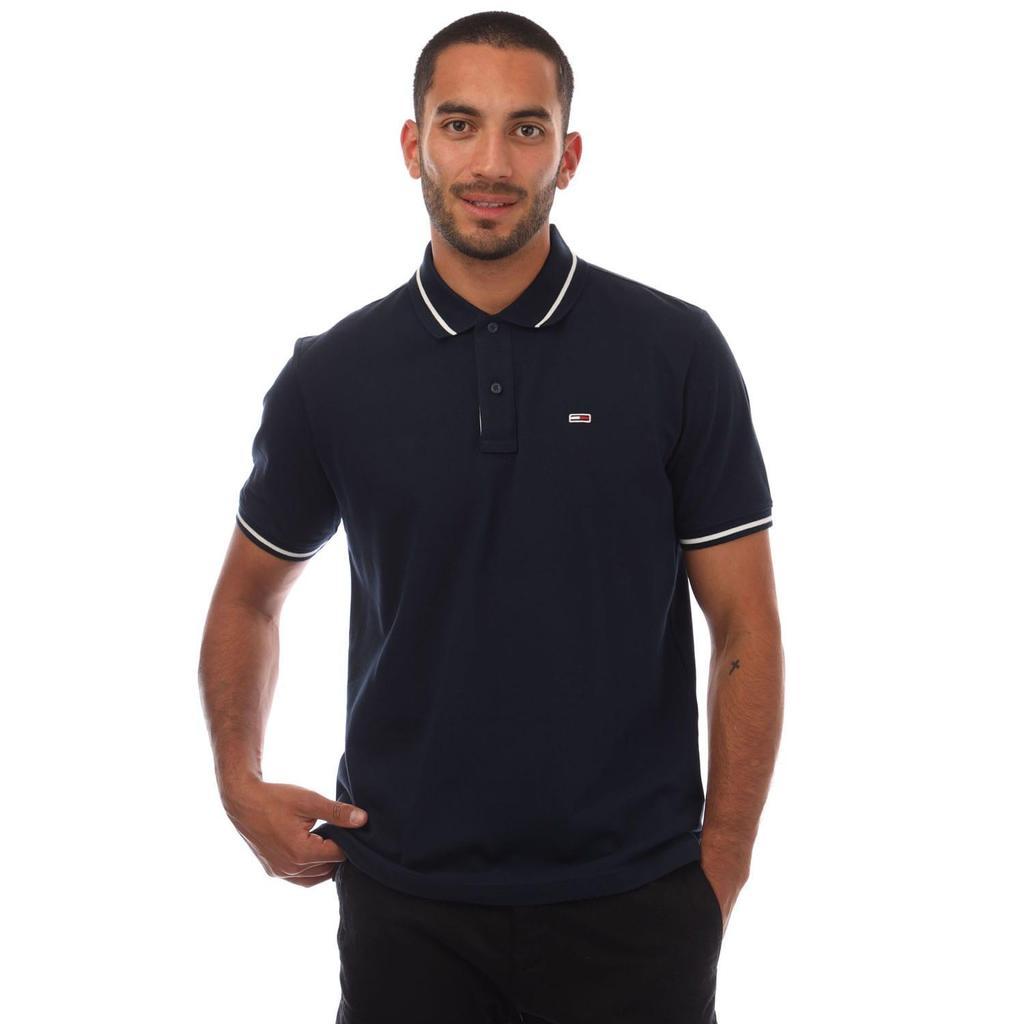 Polo Regular Tommy Jeans Masculina com Pontas
