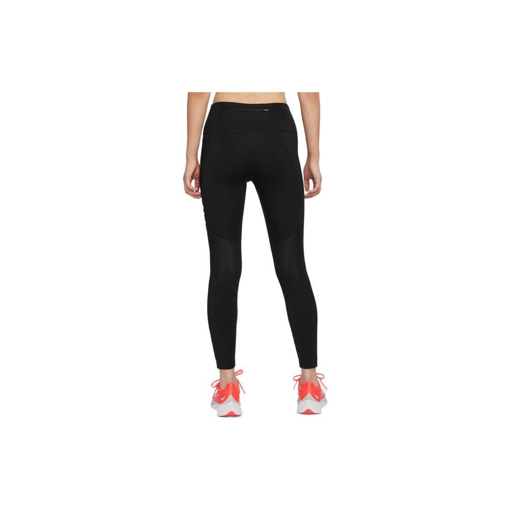 Nike Dri-FIT Epic Fast Printed Letter Mid-Rise Leggings Women Leggings Black DQ6331-011